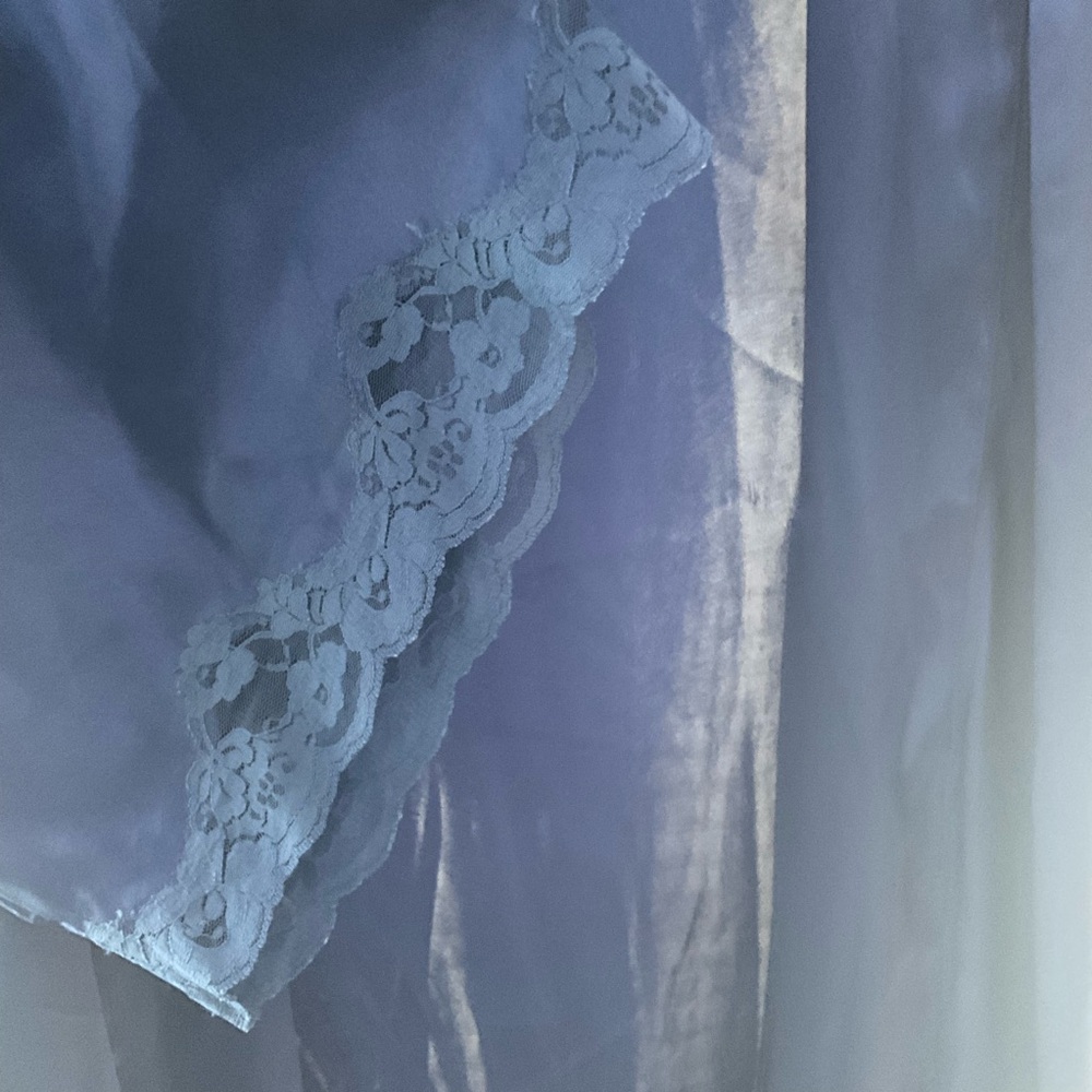 Navy Women's Nighttime Robe - Picture 3 of 4